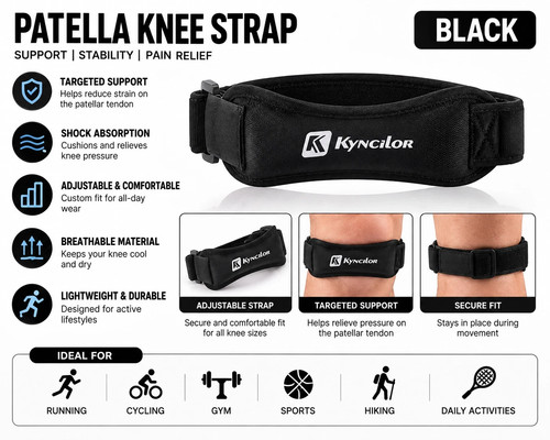 Precision strap knee - strap,