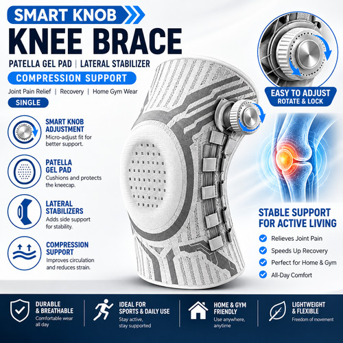 Smart knob type sports knee - smart, knob-type