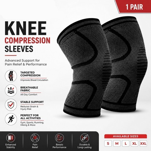 Knee support brace - 2x,