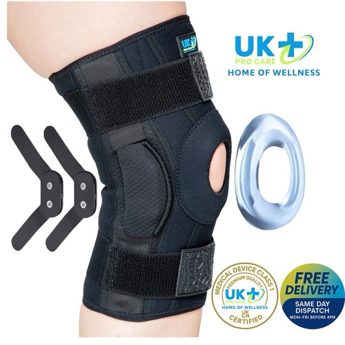 Dual hinged knee support - dual, brace