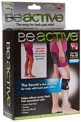 Beactive knee brace seen on - knee, as