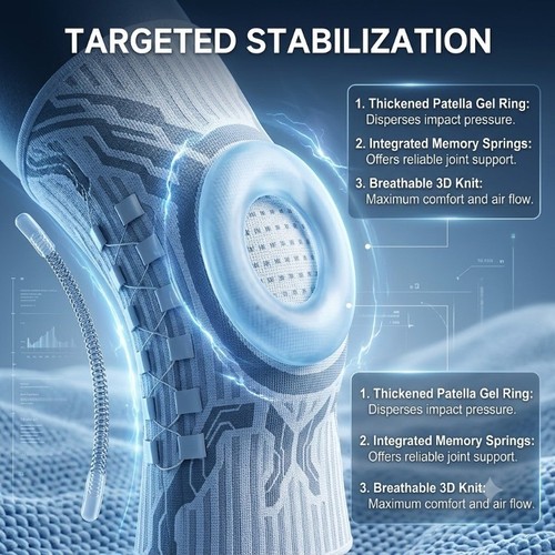 Smart knob type sports knee - sports,