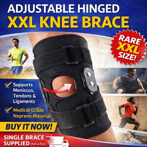 Xxl dual hinged knee - xxl, support