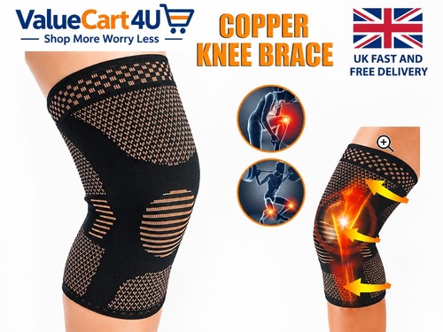 Copper knee support brace - copper,